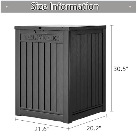 nunu lab package delivery box for outside, 51, side view