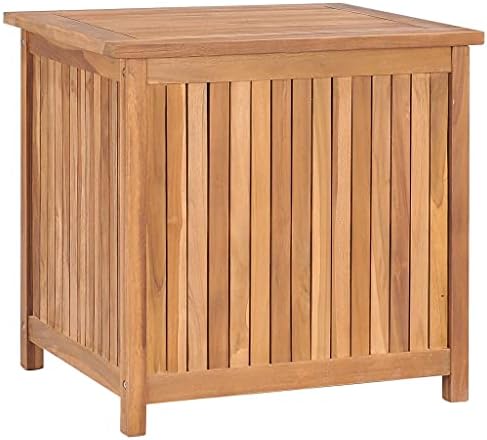 vidaxl patio storage box 23.6"x19.7"x22.8" solid wood teak, main product view