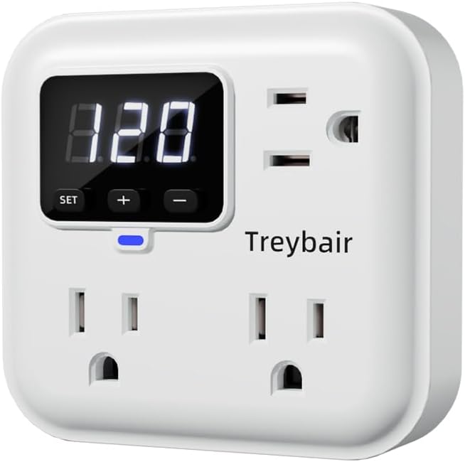 Surge Protector 3-Outlet Power Strip w/Advanced Voltage Protection, 80V-140V by Unknown