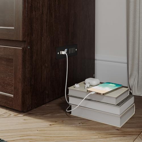 afi, northfield murphy bed chest twin xl with, front angle view