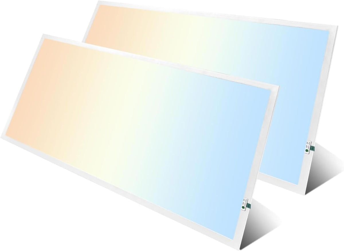 2X4 LED Flat Panel Light with Emergency Battery Backup, 50W 3000K/4000K/5000K