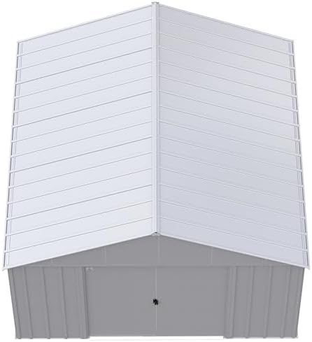 arrow classic metal shed, 12 x 12, flute, view 13