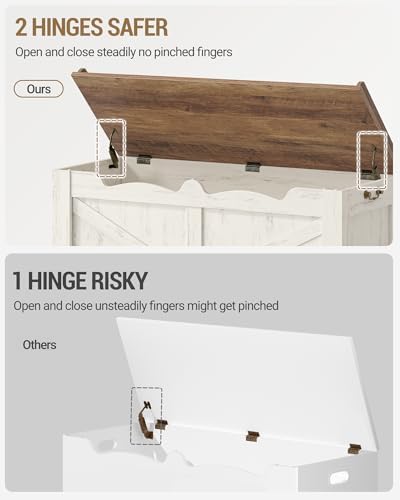 hzuaneri 39" storage chest | stuffed animal and on a desk or shelf