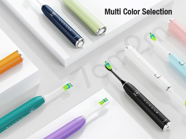 7AM2M Ultrasonic Pink Electric Toothbrush - Image 9