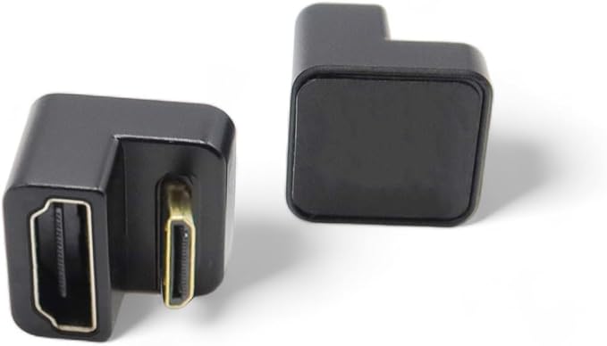 Kado 180 Degree Mini HDMI to HDMI 4K 60Hz Adapter U Shaped Mini HDMI Male to - Image 5