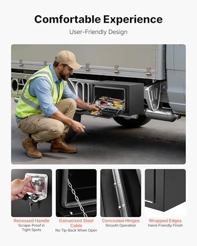 vevor underbody truck tool box, 24 x 12, package contents
