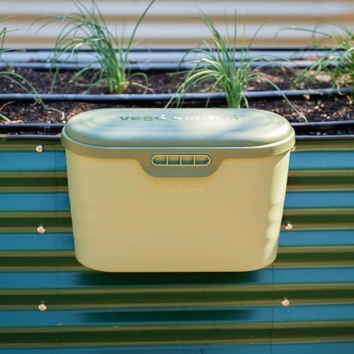 vego garden heavy-duty hanging garden toolbox, weather-resistant durable, front angle view