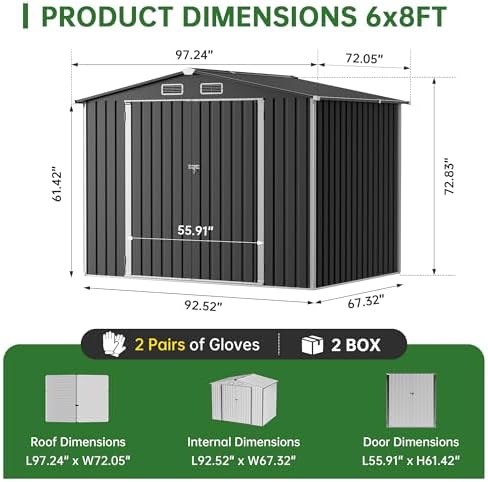 metal storage shed & outdoor storage, outdoor steel shown in use
