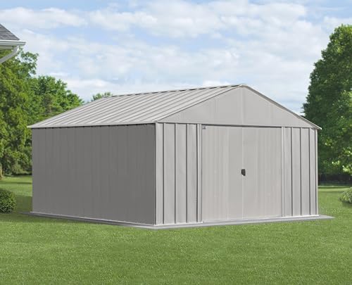 arrow classic metal shed, 12 x 12, flute, view 9