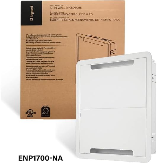 Legrand - OnQ Cable Management, In-Wall Media Box, Dual Purpose Structured - Image 15