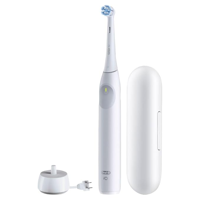 Oral-B iO Simple Clean Rechargeable Electric Powered Toothbrush, Pure White - Image 14