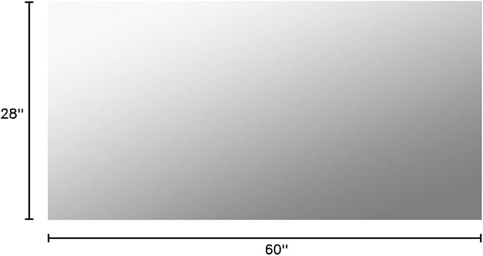 Mirrorons Large Mirror 60" x 28", Modern Rectangle Bathroom Mirror - Image 10