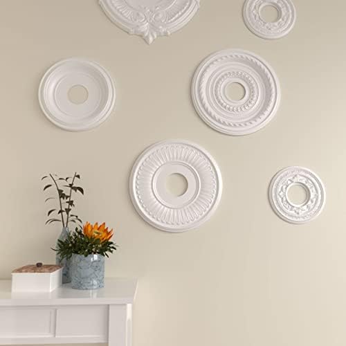 15 3/4"OD x 3 7/8"ID x 3/4"P Berkshire Ceiling Medallion (Fits Canopies up to 7")