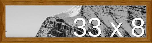 Frame It Easy 33 x 8 Hazel Wood Frame by FrameItEasy