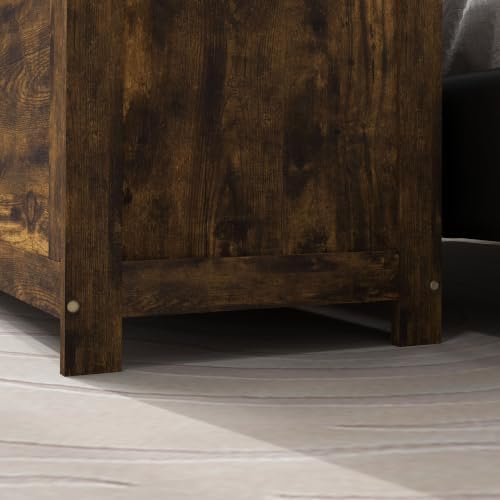 homcom storage bench cut-out handles 39.4" x 15.7", view 9