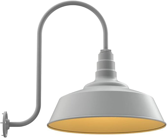 Steel Lighting Co. Large Outdoor Barn Light | Gooseneck Light Fixture | Made in by SteelLightingCo