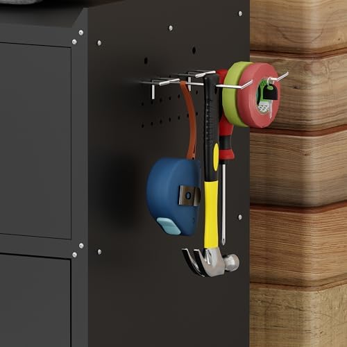washsemba metal garage storage cabinet with wheels,lockable rolling, main product view