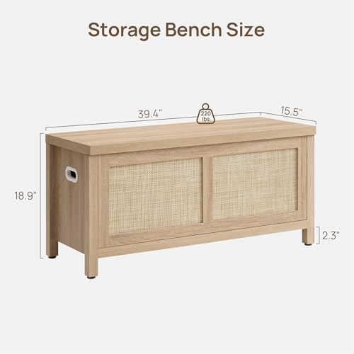 sicotas rattan storage chest set of 2 39.4" shown in use