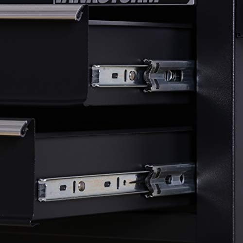 tool chest heavy duty cart steel rolling tool, front angle view