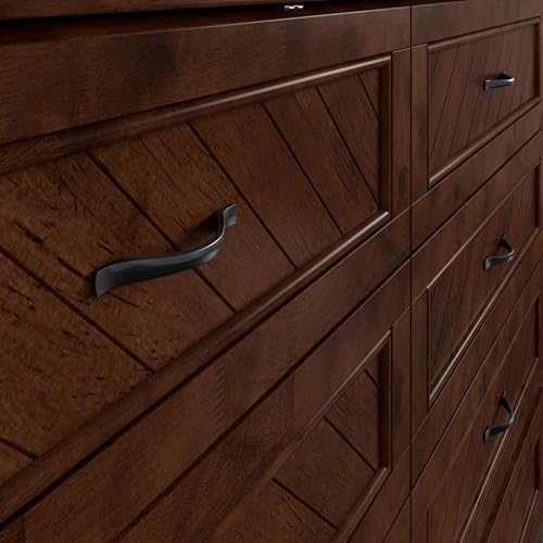 afi, alpine queen wood murphy bed chest with, front angle view