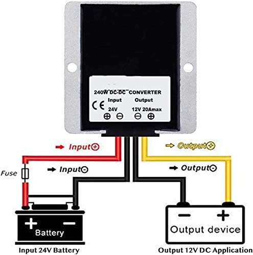 LEDMO DC/DC 24V Step Down to 12V Converter Regulator Reducer 20A 240W Automatic - Image 6