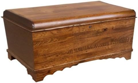 rustic red door co. cedar hope chest with, view 9