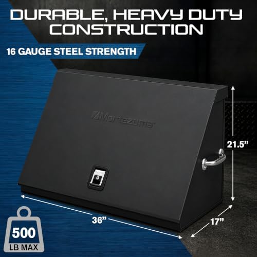 montezuma – xl450b – 36-inch portable triangle toolbox, side view