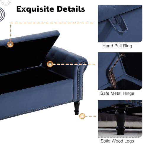 67'' end of bed storage bench king size, package contents