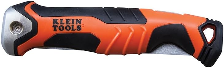 Klein Tools 31737 Folding Jab Saw / Drywall Hand Saw with Lockback at 180 and 125 Degrees and Tether Hole