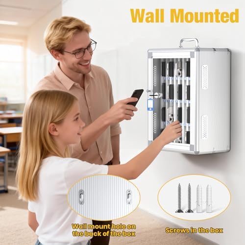 glosen 36 slots cell phone storage locker for, package contents