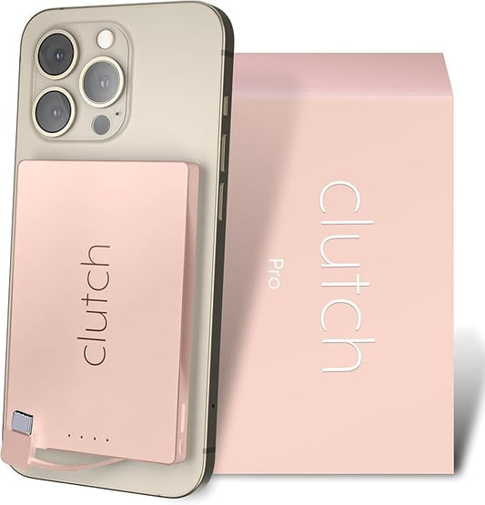 Clutch - Pro USB-C Portable Charger - Compatible - Power Bank Magnetic Battery by ClutchCharger