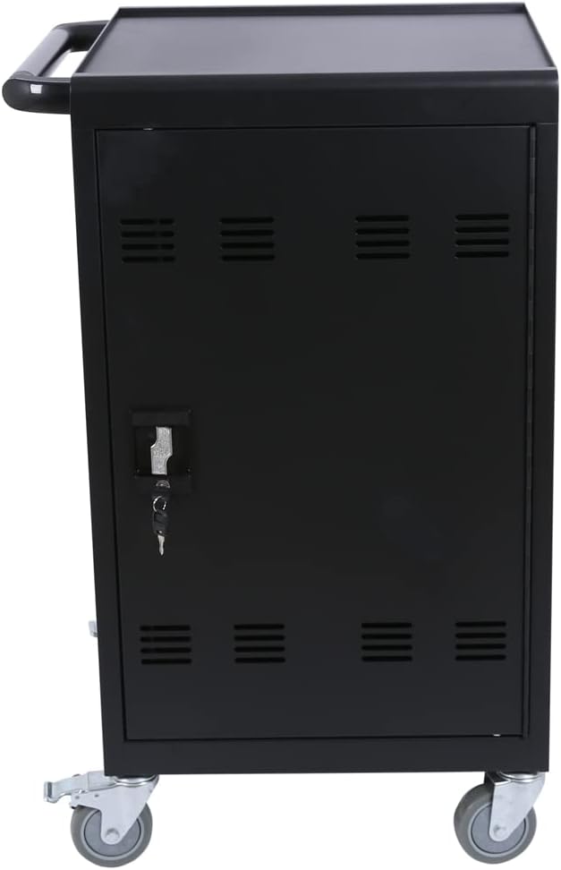 30-Device Mobile Charging Cart and Cabinet, Safety Charging Cart - Image 5