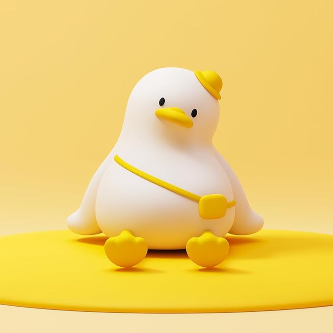 ATSUI Duck Night Light, Cute LED Squishy Novelty Animal Night Lamp, Food Grade by ATSUINIGHTLIGHT