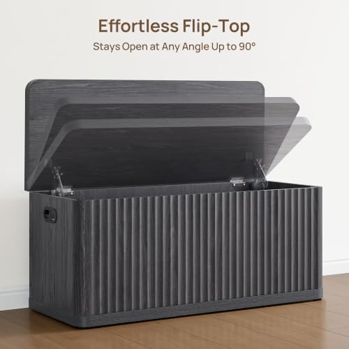 sicotas storage bench 40.2" wide shoe bench with, side view