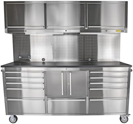 jegs 72" rolling tool chest cabinet 11-drawer with, main product view