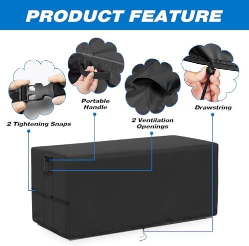 kingling deck box covers for keter xxl 230, close-up detail