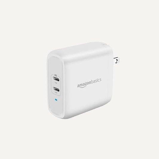Amazon Basics 36W Two-Port USB-C Wall Charger by AmazonBasics