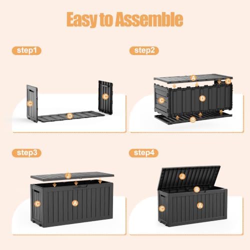 outdoor storage box on a desk or shelf