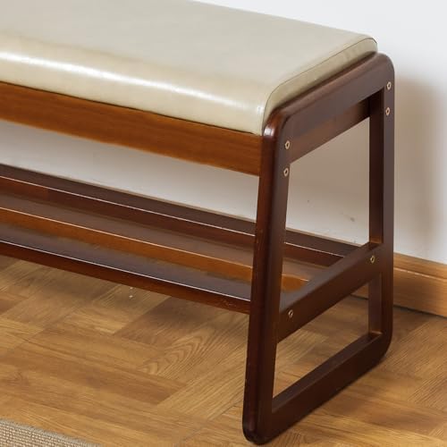 sobibo solid wood shoe rack bench with flip-top, package contents