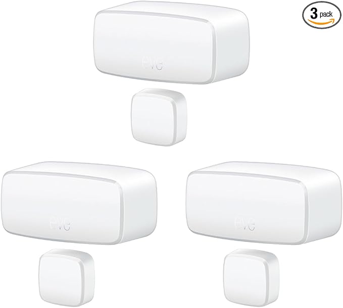 Eve Door & Window 3 Pack – Smart Contact Sensor by Eve