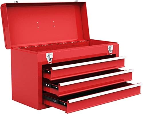 giantex portable steel tool box, 20.5'' toolbox w/, main product view