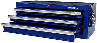 workington industrial 3 drawers portable metal intermediate box showing dimensions