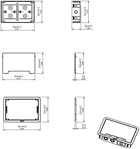 Legrand - OnQ Cable Management, In-Wall Media Box, Dual Purpose Structured - Image 11