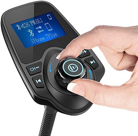Nulaxy Bluetooth Car FM Transmitter Audio Adapter Receiver Wireless Handsfree - Image 2