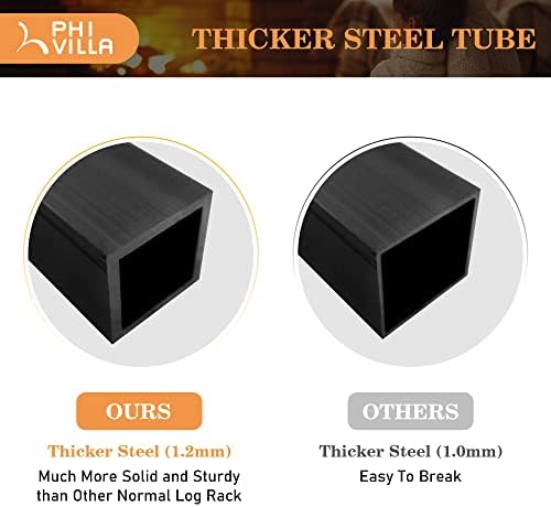 phi villa 17 inches small indoor/outdoor firewood log, package contents