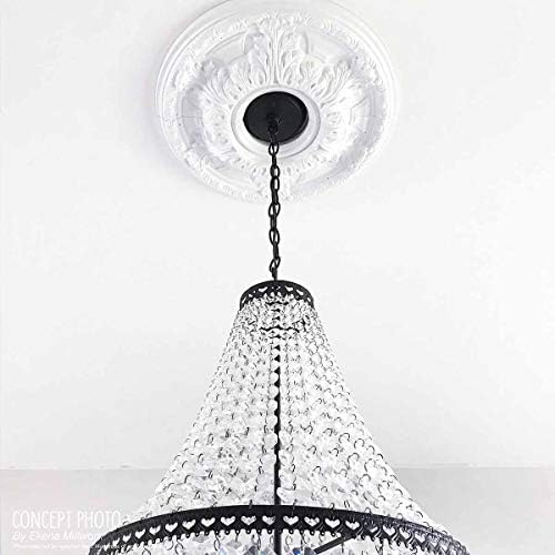Ekena Millwork CM19SPGDF Spring Leaf Ceiling Medallion, Gobi Desert