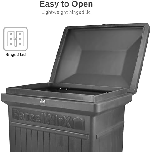 rts home accents parcelwirx premium vertical storage cabinet/lockable showing dimensions