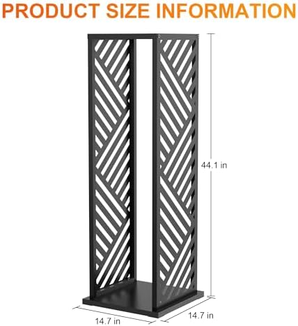 4ft firewood rack indoor, wood rack, metal, 1000 on a desk or shelf