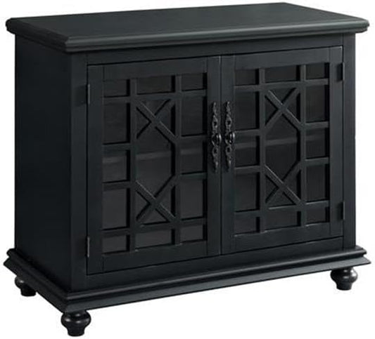 Martin Svensson Home Small Spaces TV Stand 2-Door Accent Cabinet, Antique Black by MartinSvenssonHome