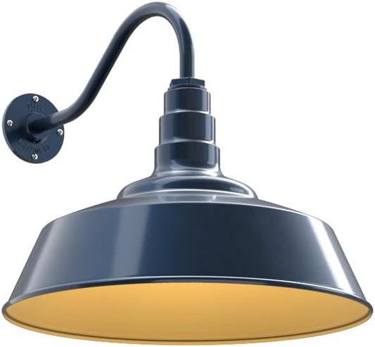 Steel Lighting Co. Large Outdoor Barn Light | Gooseneck Light Fixture | Made in by SteelLightingCo